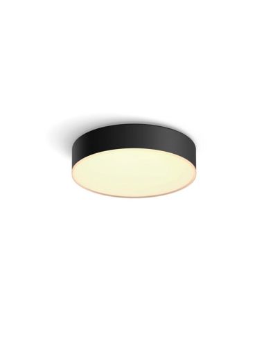 Petit Plafonnier LED Intelligent Noir Enrave