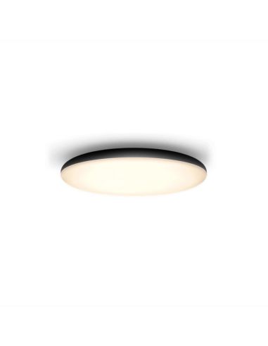 Cher 24W luz de teto LED preta inteligente | leonleds