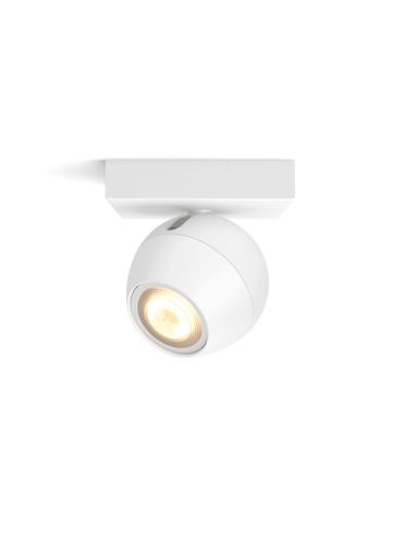 Plafonnier LED intelligent Philips Hue blanc Buckram | leonleds