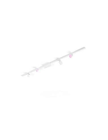 Kit Perifo techo blanco 4 focos Hue White Color Ambiance | Leonleds