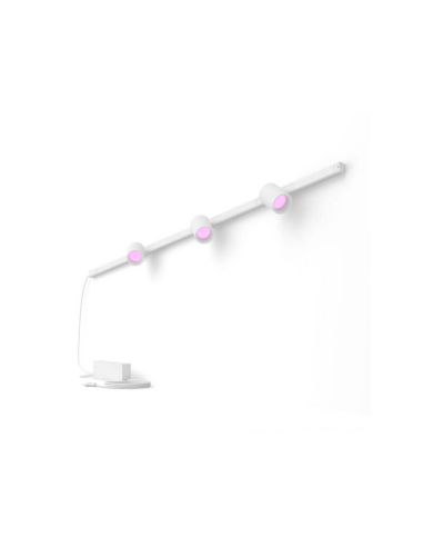 Kit Perifo pared blanco 3 focos Hue White Color Ambiance | LeonLeds