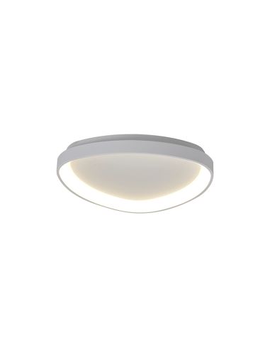 Plafonnier LED blanc Niseko petit triangulaire blanc