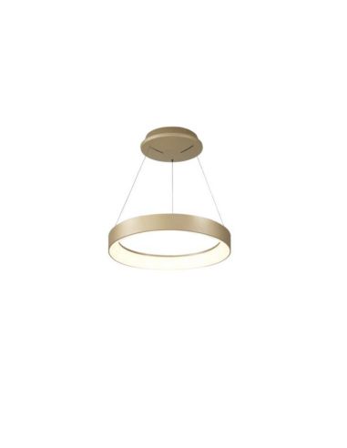 Lampe à suspension LED moderne Niseko II or, avec bouton dimmable Ø 38 cm