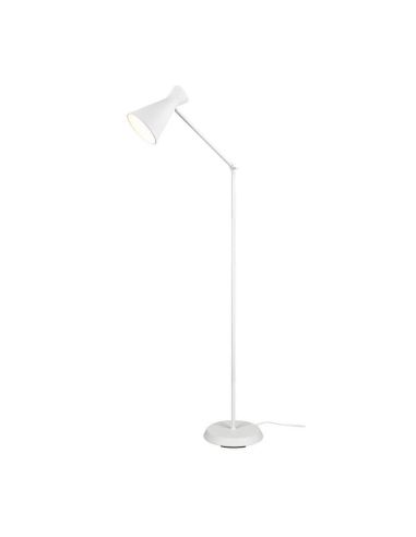 Lampadaire style flexo en métal différentes couleurs Enzo 1xE27 10W blanc