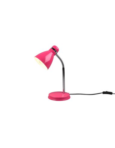 Lámpara de sobremesa LED rosa Harvey | LeonLeds