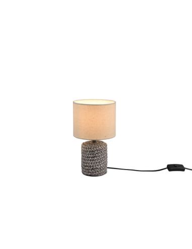 Lampe de table LED en céramique et corde Mala diverses puissances IP20