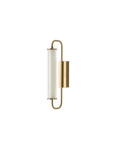 Aplique de pared LED vertical colección Ison oro | LeonLeds