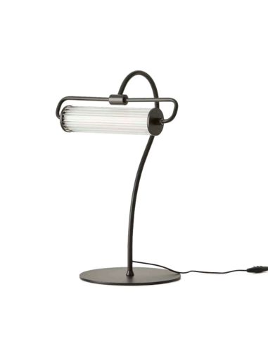 Candeeiro de mesa LED Ison estilo vintage preto | LeonLeds