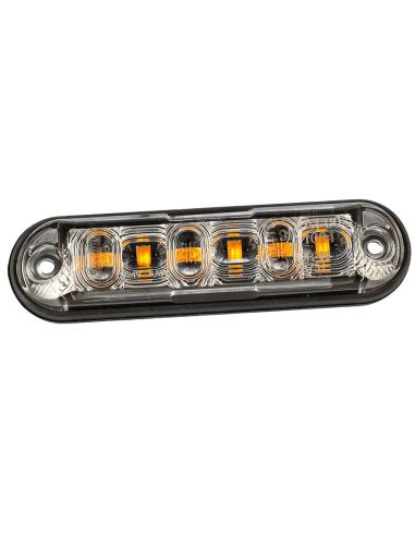 Lumière stroboscopique LED ambre Double Flash XA1 EMC R10 IP68 FT-205 Eco Fristom | LéonLeds