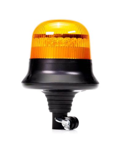 LED Orange Flexible Rotative avec Support 1 Flash 12V/36V Flash Unique Fristom | LéonLeds