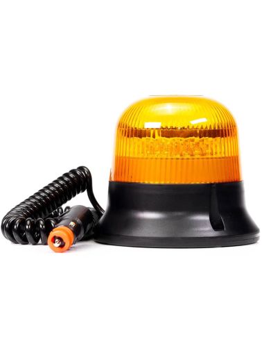 LED ambre magnétique rotative avec câble et connecteur allume-cigare Lampe flash rotative de 3 mètres 'Rotation Flash' FT-151 RO