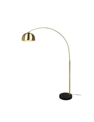 Arco Argentina Lampadaire LED marbre et base bronze 60W | LéonLeds