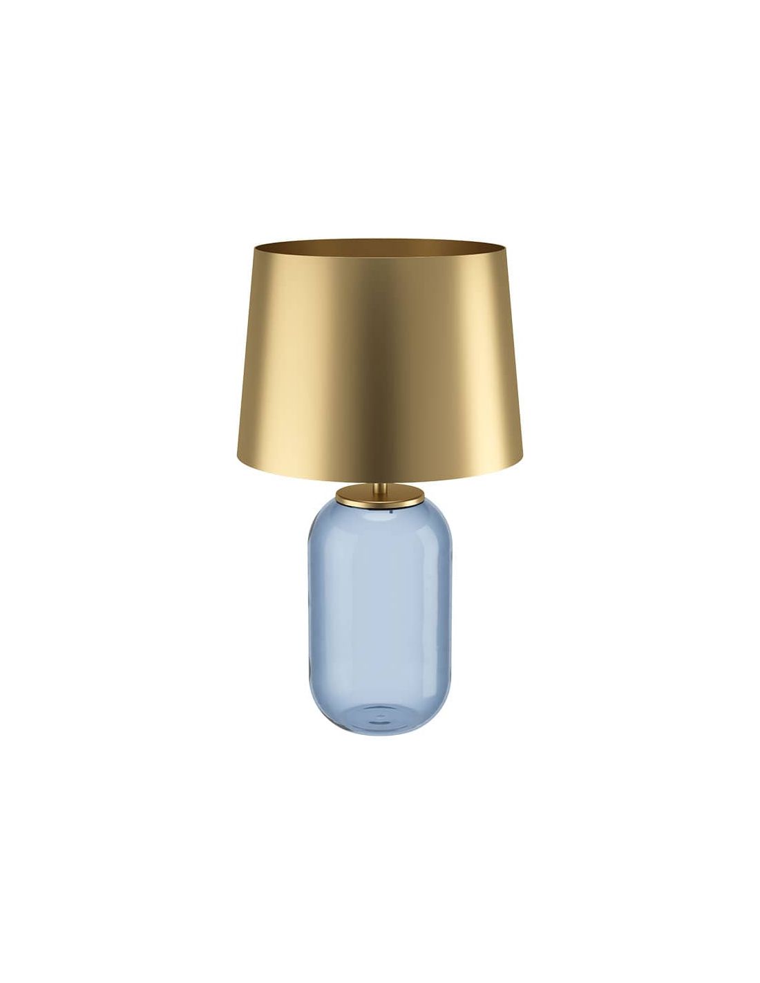 Lámpara de mesa con interruptor E27 Azul
