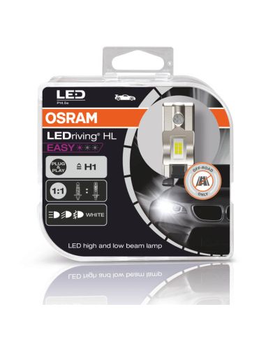 Bombillas LED H1 12V Sin transformador Plug & Play LEDriving HL EASY 64150DWESY 2 Unds. Osram | LeonLeds