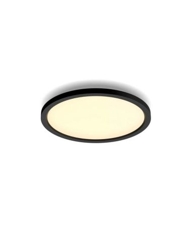 Panel LED inteligente Aurelle Philips Hue WA Redondo negro | LeonLeds