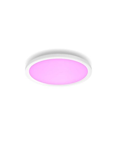 Support d'éclairage extérieur rond à LED D 197 couleur blanche