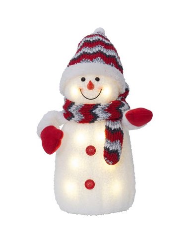 Decoração de Natal LED com Boneco de Neve JOYLIGHT Grande 130x200x380mm