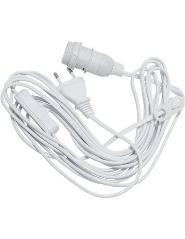 Câble de lampe avec interrupteur BASIC 5m pour intérieur IP20