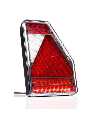 Feu arrière LED haut avec triangle et câble FT-277 12V Fristom | LéonLeds