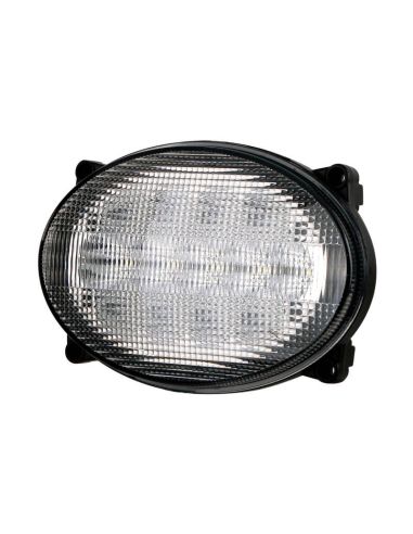 Farol LED oval embutido John Deere 7020 7030 8020 8030 e série R Agropar | LeonLeds