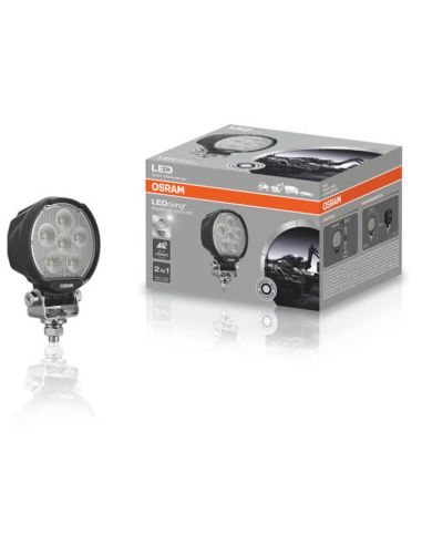 Luz de trabalho LED redonda 2000Lm 20W 12V 24V ECE R10 e ECE R148 VX100-WD LEDWL106-WD Reverso | LeonLeds