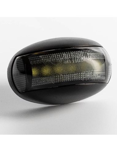 Piloto LED de galibo ovalado Black FT-067 Dark LED A R1 SM1 12V - 36V FT-067 B LED | LeonLeds