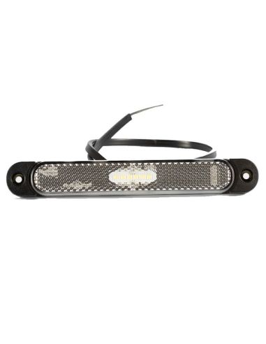 Barra LED de galibo con reflectante Blanca, Ambar o Roja FT-065 LED sujección con 2 tornillos A R1 SM1 y IA FT-065 B LED