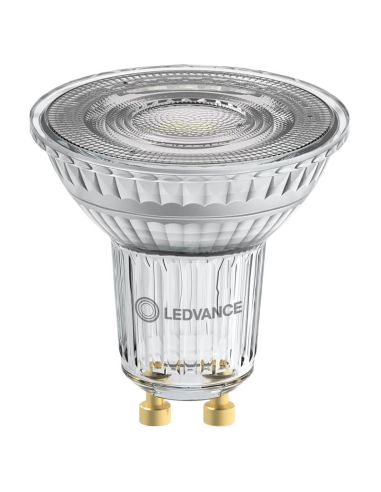 Ampoule LED GU10 très puissante 9,6W équivalent à 100W à 36º Classe de Performance LedVance | LéonLeds