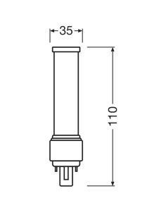 7W Led Ampoule G9 Dimmable Blanc Chaud 3000K, 770Lm, Équivalent