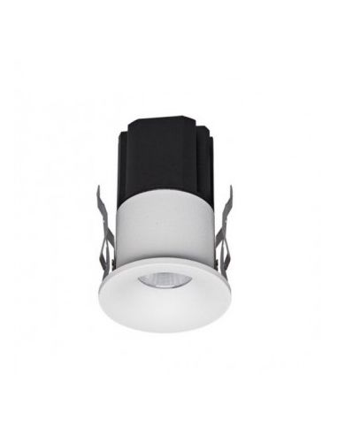 Downlight LED embutido HURGADA 7W 2700K/3000K/4000K branco ou preto