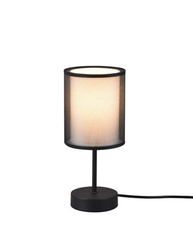 BURTON Lampe de table LED, tissu et organza IP20 | LéonLeds