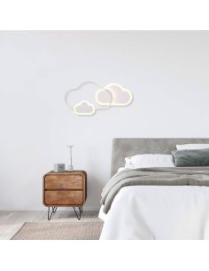 Moderno aplique de pared sin cable, funciona con pilas, con pantalla de  globo blanco y bombilla regulable, lámpara de pared sin cable para  dormitorio