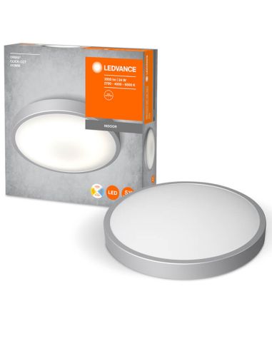 Plafonnier Led Circulaire 24W 3000Lm Orbis CCT Click Abat-Jour Ajustable 827-860 41Cm | LéonLeds