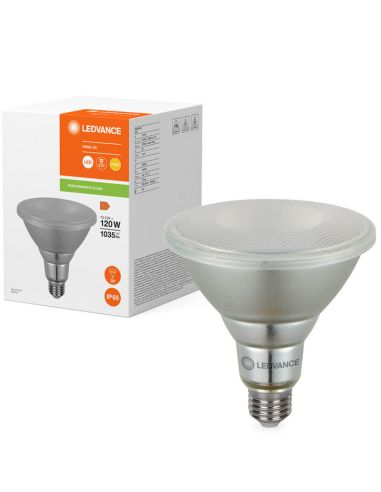 Ampoule LED PAR38 30º IP65 13,5W Remplacement 120W 1 035Lm Spot Performance PAR35 GL120 Non-Dim LedVance | LéonLeds