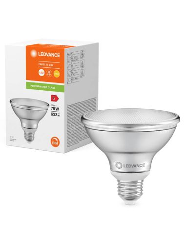 Ampoule LED PAR30 dimmable 10W remplacement 75W 36º Classe de performance Spor PAR38 GL 75 | LéonLeds