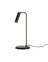 Lampe de table LED TURA à intensité variable, acier et marbre | LéonLeds