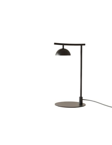 Candeeiro de mesa LED TANA regulável com acabamento preto mate | LeonLeds