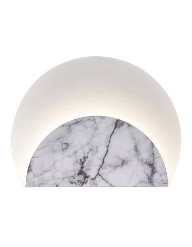 Aplique LED MARMOL redondo 12 W 3000K blanco