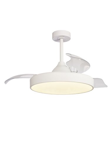 ALASKA Ventilateur de plafond LED 60W blanc 2700K-5000K 3300 Lm