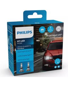 Ampoule de phare avant pour voiture H7 Philips LED - Pouliot Pièces Autos