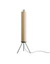 NOOI Lampadaire LED abat-jour en textile lin beige | LéonLeds