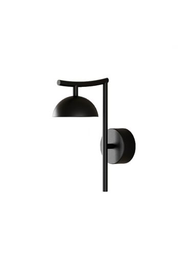 Aplique de pared LED TANA minimalista regulable, color negro| LeonLeds