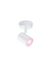 Spot Imageo blanc orientable 22W 2200K - 6500K+ RGB Wifi, Contrôle via application ou voix