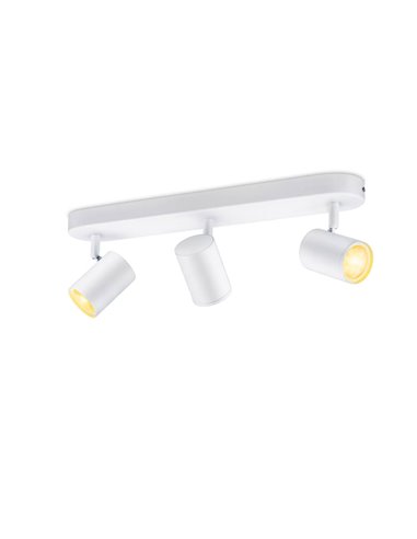 Spots orientables Imageo 3 Lumières Blanches 2700K - 6500K Wifi, Contrôle via application ou voix