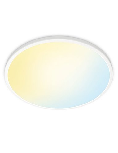 Plafón de techo inteligente LED SuperSlim32W 1 Luz  2700K - 6500K blanco o negro