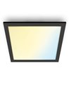 Panneau de plafond intelligent LED 12W carré 2700K - 6500K noir