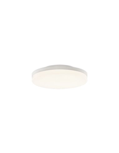 Plafonnier LED ANGUS 34W/55W 3290lm, interrupteur à glissière 2700K-3000K blanc texturé/opale