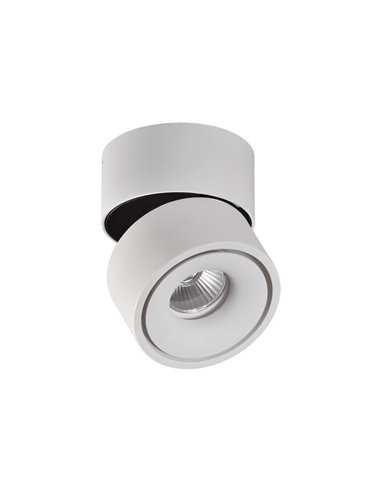 Plafon LED ajustável APEX Branco texturizado, COB LED 13W 3000K 891lm, CRI90 CL.II