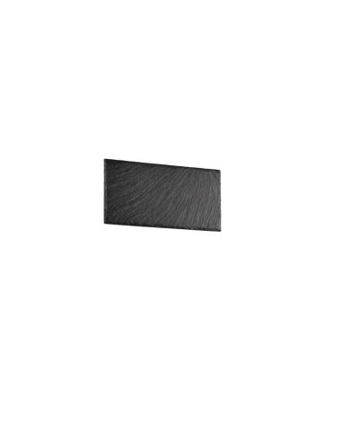 Aplique de pared LED efecto pizarra rectangular RAVEN IP20 | LeonLeds