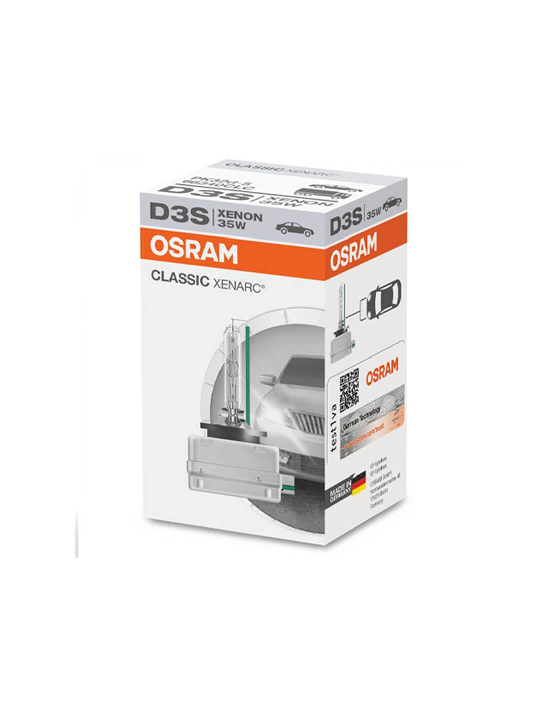 Lampadina Xenon D3S Osram Night Breaker 220, 42V, 35W - 66340XNN